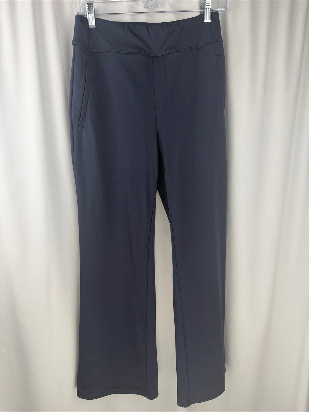 Halara Stretch Pull-On Performance Trousers – Navy – Size S NWT